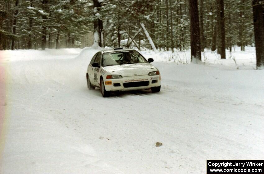 Matt Johnston / Steven Zoepf Honda Civic on SS8 (Rouse)