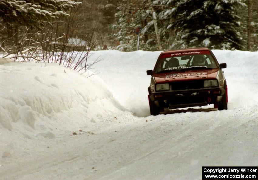 John Cirisan / Josh Hamacher VW GTI on SS8 (Rouse)