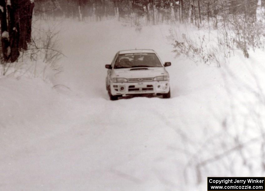 Henry Krolikowski / Cindy Krolikowski Subaru WRX on SS10 (Beechler)