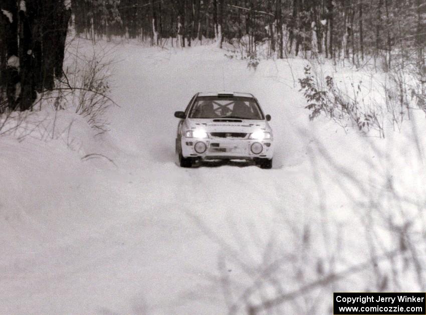 Greg Drozd / Mariusz Malik Subaru Impreza on SS10 (Beechler)