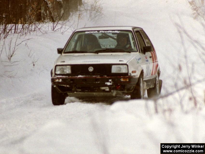 Mark Brown / Ole Holter VW GTI on SS10 (Beechler)