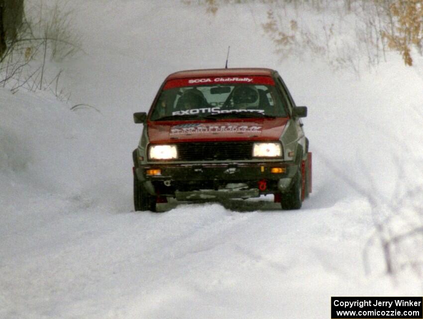 John Cirisan / Josh Hamacher VW GTI on SS10 (Beechler)