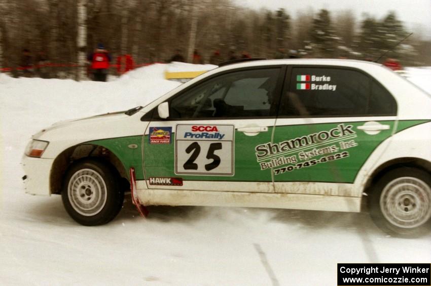 Seamus Burke / Charles Bradley Mitsubishi Lancer Evo VIII on SS12 (Meaford)