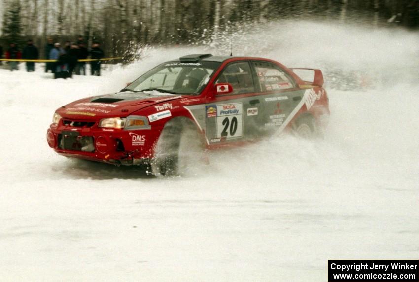Andrew Comrie-Picard / Marc Goldfarb Mitsubishi Lancer Evo IV on SS12 (Meaford)