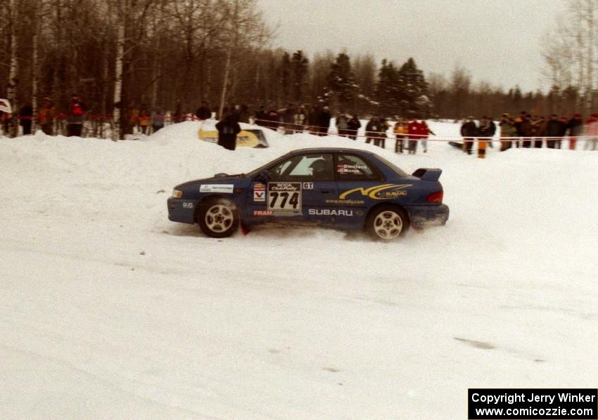 Otis Dimiters / Peter Monin Subaru Impreza on SS12 (Meaford)