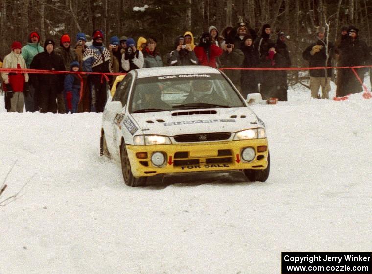 Daniel Dondzik / Lukasz Szela Subaru Impreza on SS12 (Meaford)