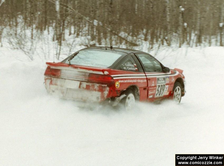 Mike Cienkosz / Yurek Cienkosz Mitsubishi Eclipse on SS12 (Meaford)