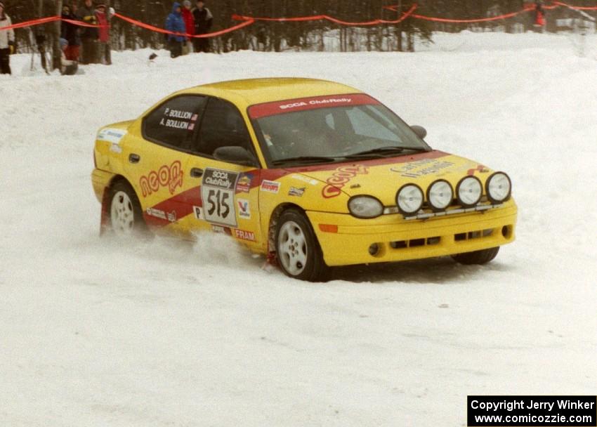 Adam Boullion / Phil Boullion Dodge Neon on SS12 (Meaford)