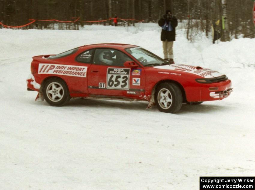 Charles Kothe / Andrew Alvarado Toyota Celica All-Trac on SS12 (Meaford)