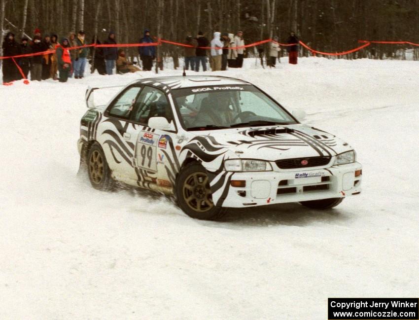 Matt Iorio / Philip Ho Subaru WRX on SS12 (Meaford)