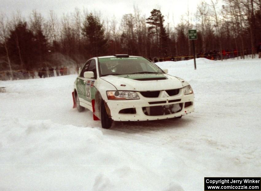 Seamus Burke / Charles Bradley Mitsubishi Lancer Evo VIII on SS15 (Hungry 5 I)