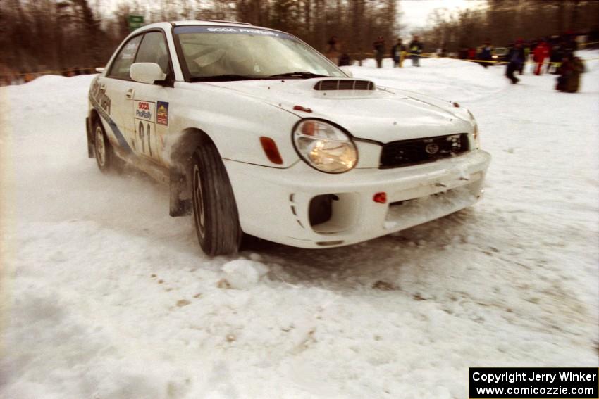 Jonathan Bottoms / Carolyn Bosley Subaru WRX on SS15 (Hungry 5 I)