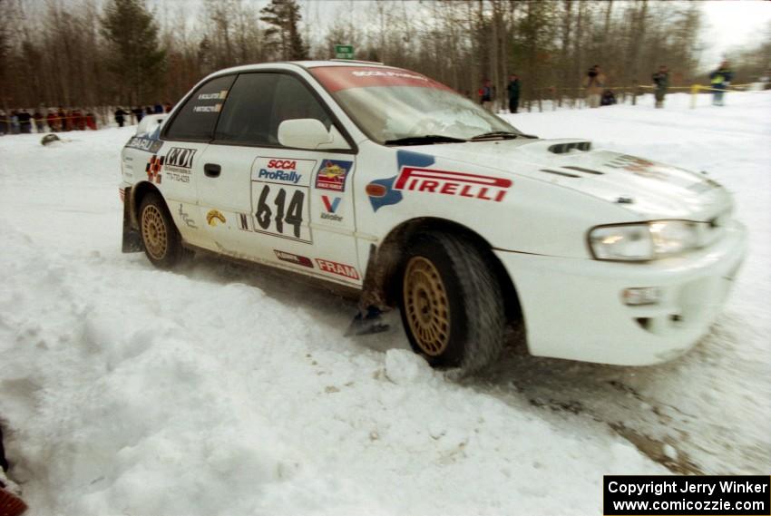 Piotr Wiktorczyk / Mark McAllister Subaru WRX on SS15 (Hungry 5 I)