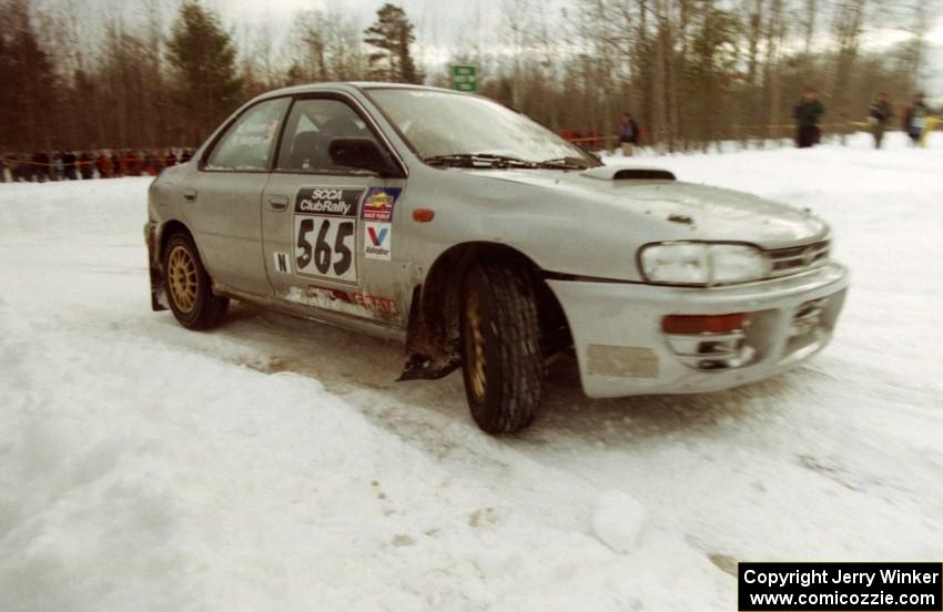 Russ Hodges / Mike Rossey Subaru WRX on SS15 (Hungry 5 I)