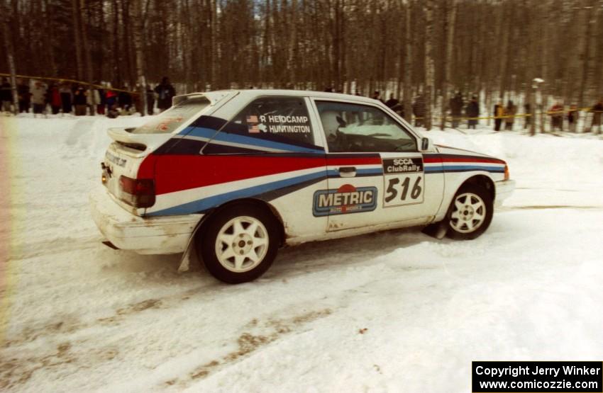 Chris Huntington / Ryan Heidcamp Mazda 323GTX on SS15 (Hungry 5 I)