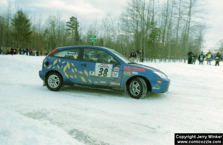 Lesley Suddard / Adrian Wintle Ford Focus ZX3 on SS15 (Hungry 5 I)