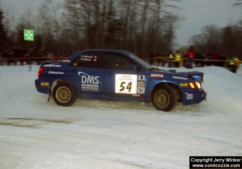 Pat Richard / Brian Maxwell Subaru WRX on SS17 (Hungry 5 II)