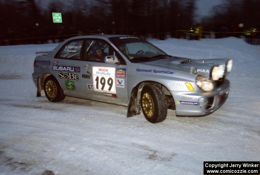 Travis Pastrana / Christian Edstrom Subaru WRX on SS17 (Hungry 5 II)