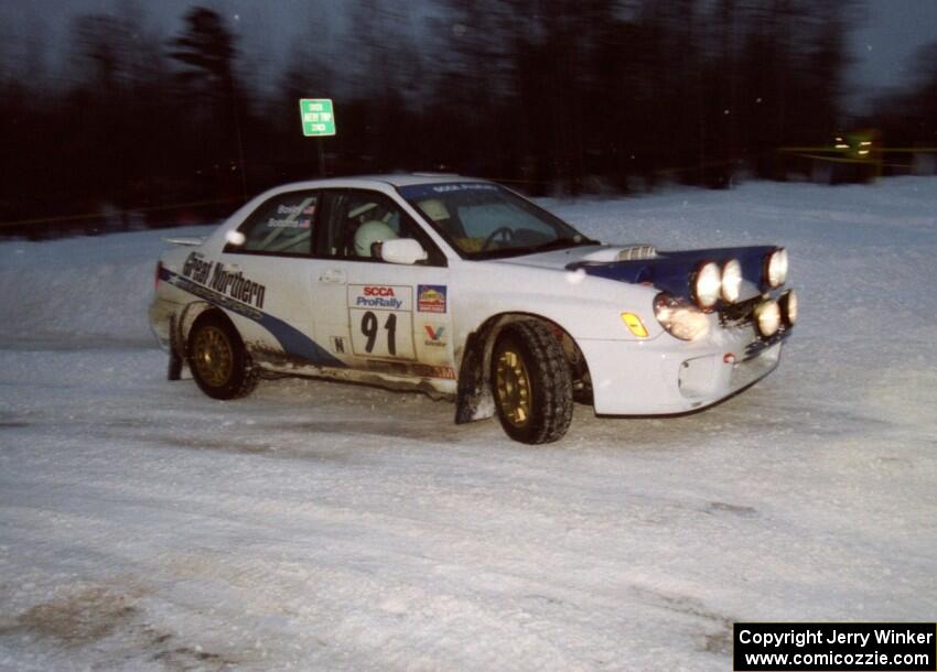 Jonathan Bottoms / Carolyn Bosley Subaru WRX on SS17 (Hungry 5 II)
