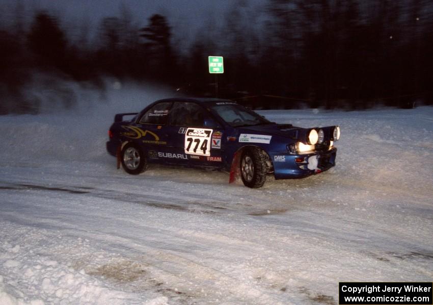 Otis Dimiters / Peter Monin Subaru Impreza on SS17 (Hungry 5 II)