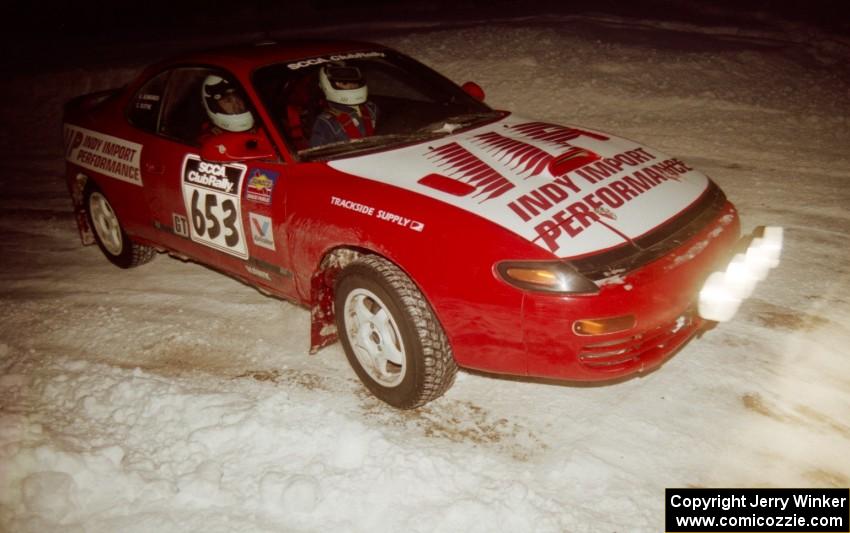 Charles Kothe / Andrew Alvarado Toyota Celica All-Trac on SS17 (Hungry 5 II)