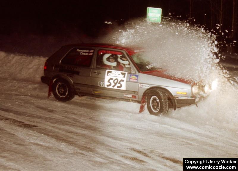 John Cirisan / Josh Hamacher VW GTI nerfs a bank on SS17 (Hungry 5 II)