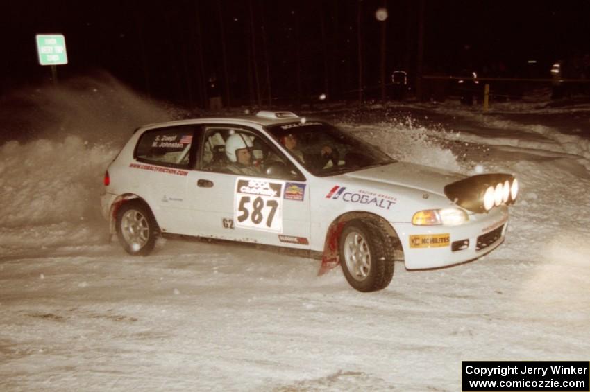 Matt Johnston / Steven Zoepf Honda Civic on SS17 (Hungry 5 II)