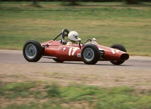 Mike Soltis' 1960 Kieft Formula Jr. ran in the vintage race