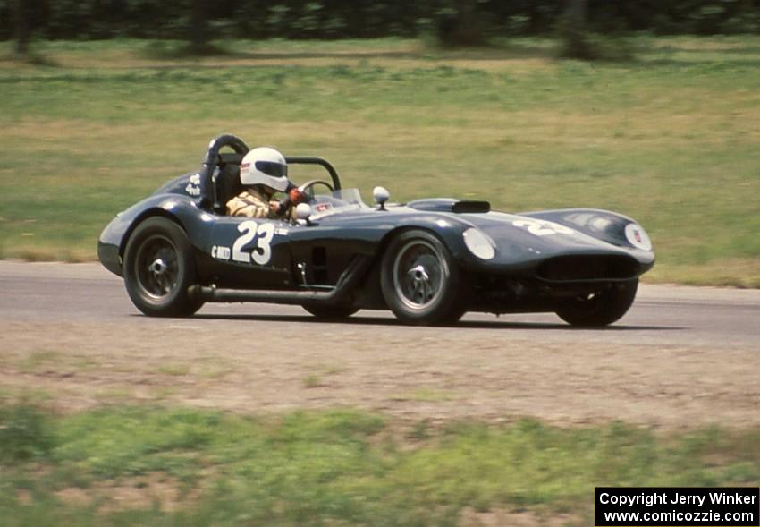Carl Larsen's Demar Mk. II Spyder ran in the vintage race