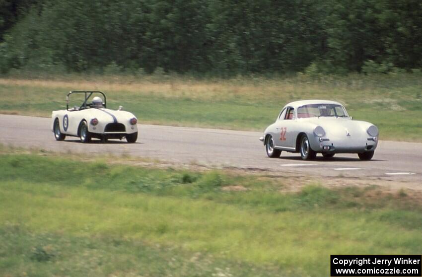 Daryl Fortier's Porsche 356 and Rich Stadther's Turner 950S ran in the vintage race