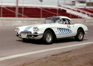 Tom Griffin's '59 Chevy Corvette at Raceway Park