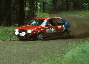 Cal Landau / Eric Marcus in their VW GTI.