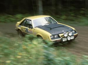 Don Rathgeber / Cindy Krolikowski in the Hairy Canary Ford Mustang.