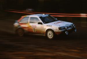 Rod Millen / Tony Sircombe in their Gr. A Mazda 323GTX took the overall and class win.