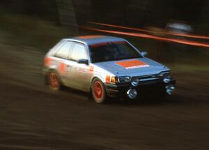 Jeff Zwart / Cal Coatsworth in their Mazda 323GTX took 6th overall, second in PGT.