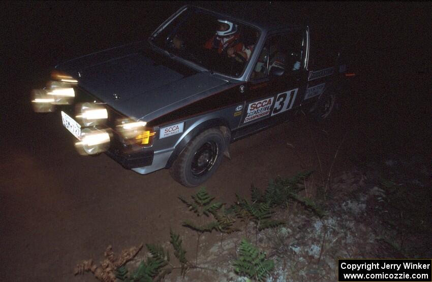 A young Chris Huntington ran Stu Lenz' GTI road racing car at the club rallies affiliated with Ojibwe. Stu navigated for him.