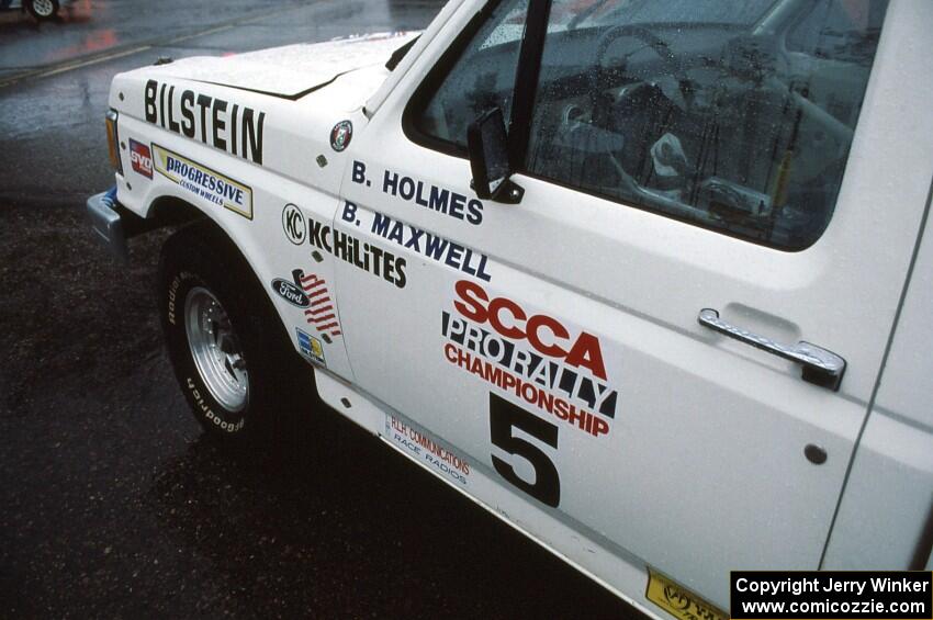 Bill Holmes / Brian Maxwell Ford F-150 at parc expose on Saturday morning in Grand Rapids, MN.