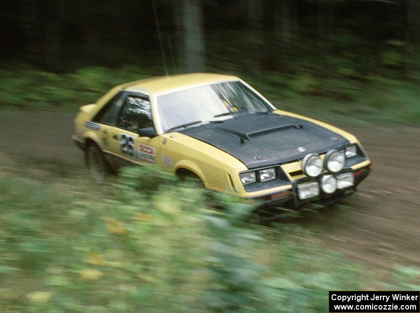 Don Rathgeber / Cindy Krolikowski in the Hairy Canary Ford Mustang.