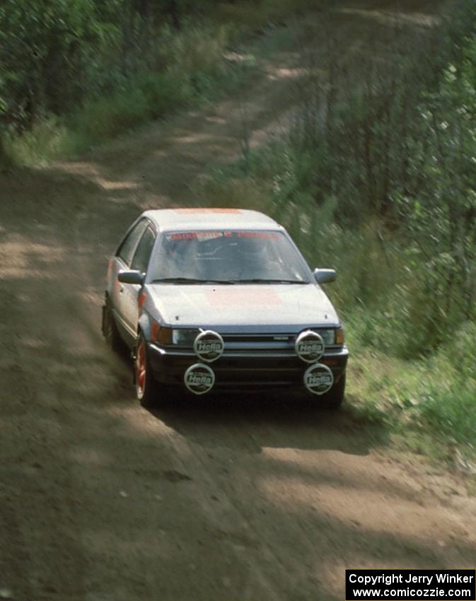 Jeff Zwart / Cal Coatsworth in their Mazda 323GTX.