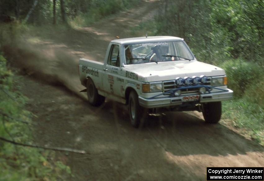 Bill Holmes / Brian Maxwell sling rocks in their Ford F-150.