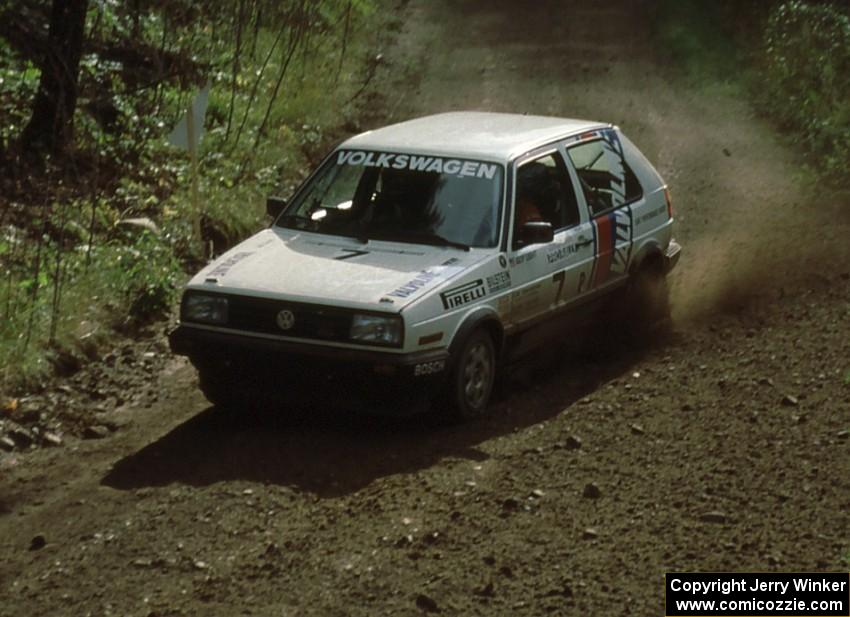 Guy Light / Jimmy Brandt in their VW GTI were fast in Production class.