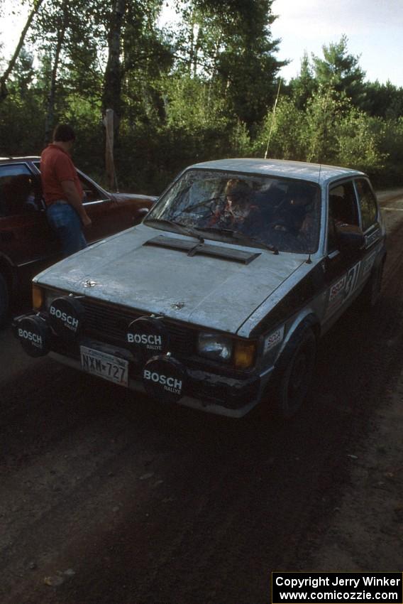 Chris Huntington / Stu Lenz check into the start of Steamboat West in their VW GTI.