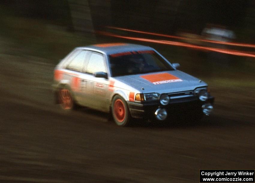 Jeff Zwart / Cal Coatsworth in their Mazda 323GTX took 6th overall, second in PGT.