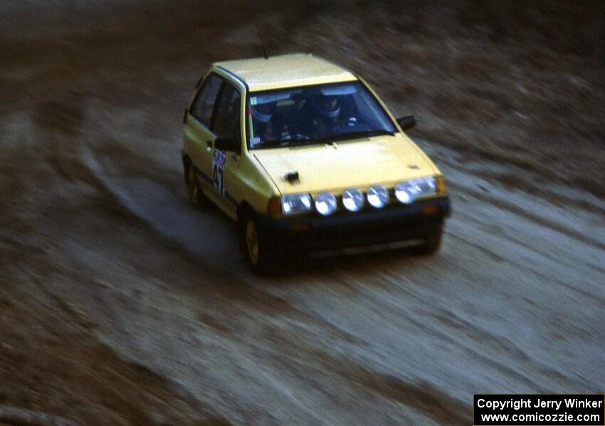 The Ken Cashion / Robert Isaac TAD-built Ford Festiva was the final finisher in eleventh, 4th in U2.