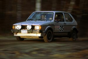 Heikke Nielsen / Bob Nielsen were eleventh overall, 4th in U2, in their VW GTI.