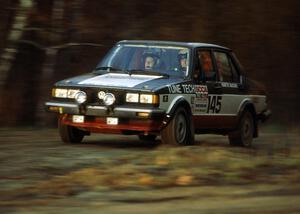 Eric Schroeder / Jennie Mynhier were tenth overall, third in U2, in their VW Jetta.