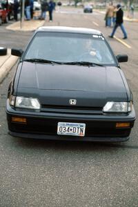 Jon Klapperick's D-Stock Honda CRX (driver inside unknown)