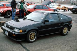 Jon Klapperick's D-Stock Honda CRX (driver inside unknown)