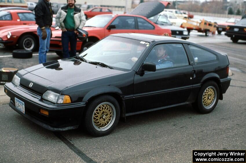 Jon Klapperick's D-Stock Honda CRX (driver inside unknown)