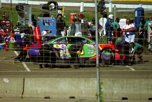 Adam Petty's Pontiac Grand Prix in the pits